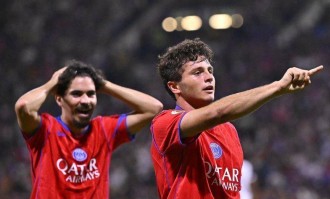 法甲：巴黎圣日耳曼客场6-3大胜图卢兹，内维斯帽子戏法闪耀