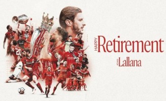 37岁拉拉纳退役！利物浦官网发文祝福